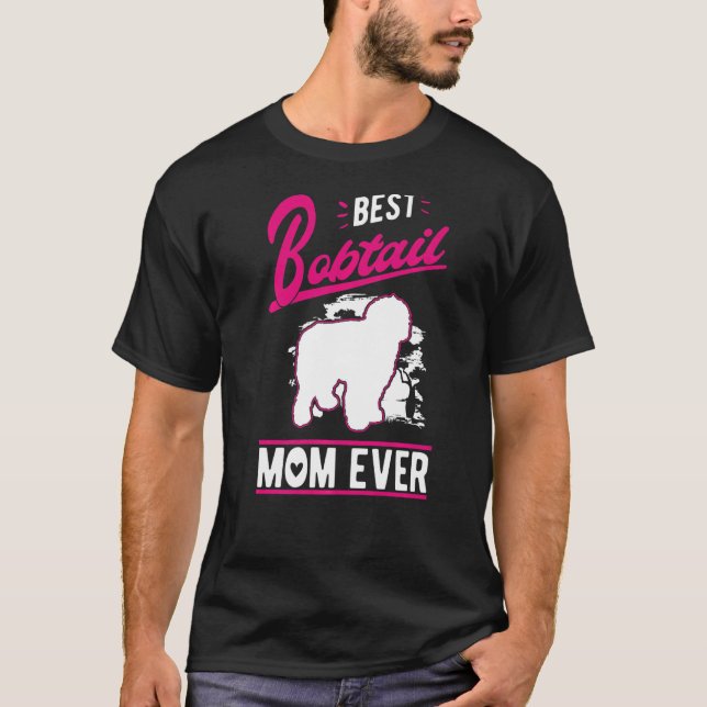 Beste Bobtail-Mama je T-Shirt (Vorderseite)