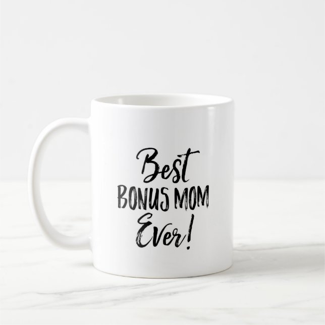 Beste Bonus-Mama je Kaffee-Tasse Kaffeetasse (Links)