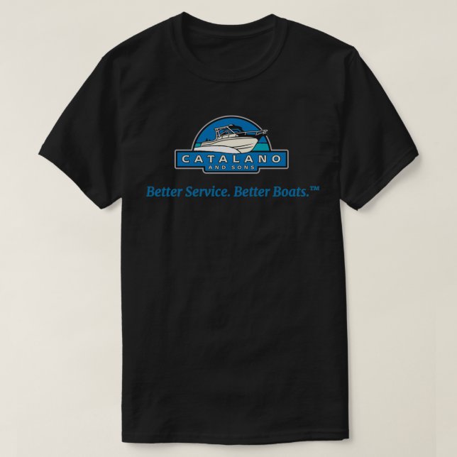 Beste Boote zum Segeln und Angeln von Cata T-Shirt (Design vorne)