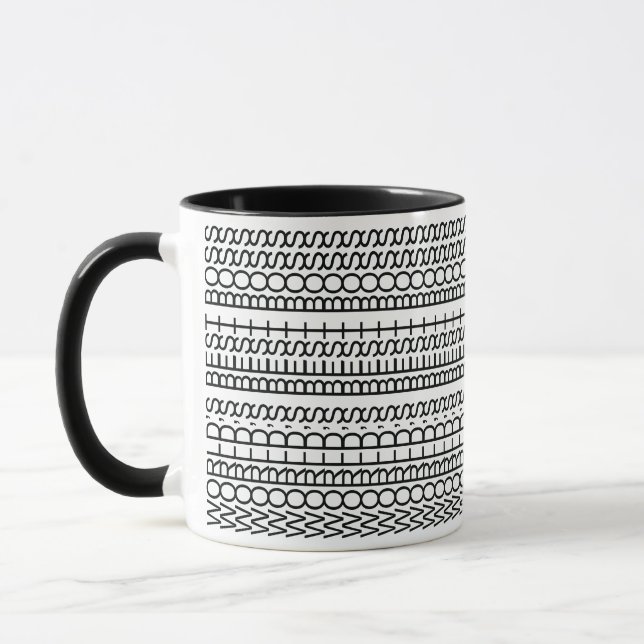Beste Boss-Meldung versteckt Tasse (Links)