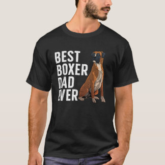 Beste Boxer-Hund-Design Für Männer Vater Haustier T-Shirt