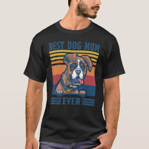 Beste Boxer-Mama je Hund Mama Muttertag T-Shirt