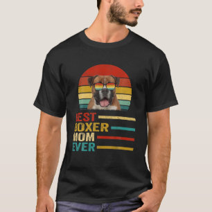 Beste Boxer Mama je Retro Boxer Lover T-Shirt