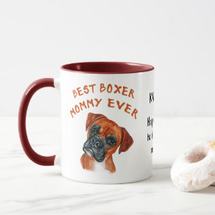 Beste Boxer-Mommy-Tasse Tasse