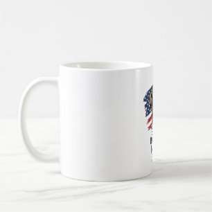 Beste Boxer-Mutter Aller Zeiten Patriotisches Hund Kaffeetasse