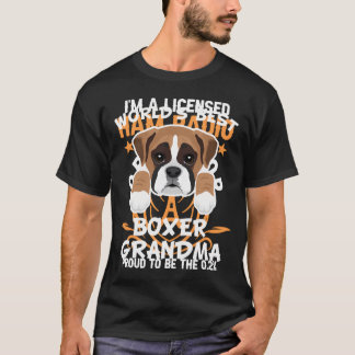 Beste Boxer-Oma Hund Enkelhund der Welt T-Shirt