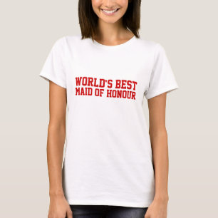 Beste Brautjungfer der Welt UK T-Shirt