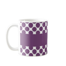 Beste BRAUTJUNGFER mit LILA WEISSEN Polka-Punkten