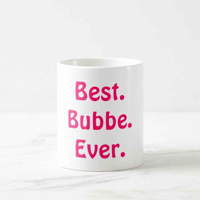 Beste Bubbe Tassen-perfektes Geschenk für jüdische Tasse (Mittel)