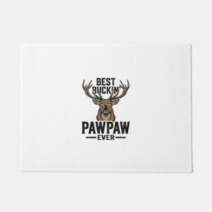 Beste Buckin Pawpaw Vintage-Hirschjagd-Shirt_1 Fußmatte