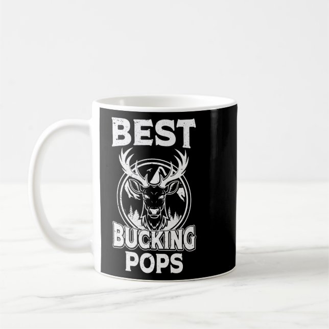Beste Bucking-Pop Jagen Pop Opa Hunter Kaffeetasse (Links)