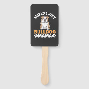 Beste Bulldogge-Mama der Welt Fächer