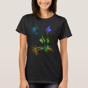 Beste bunte Katzen Gestaltung, für Katzenliebhaber T-Shirt
