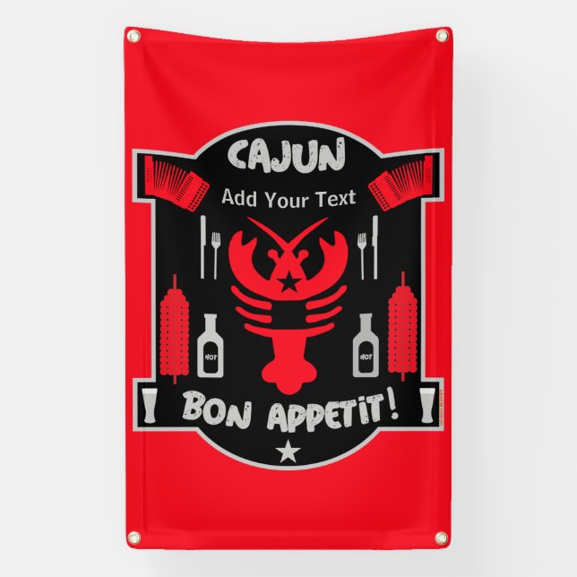 Beste Cajun-Köche Schürze Banner (Vertikal)