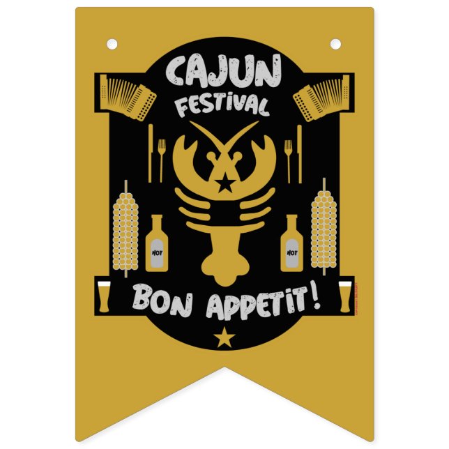 Beste Cajun-Köche Schürze Wimpelkette (Erste Fahne)