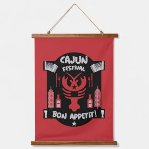 Beste Cajun-Köche Wandteppich Mit Holzrahmen