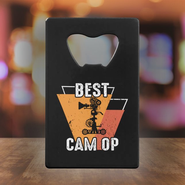 Beste Cam Op - Camera Team-Geschenk Geldbeutel Flaschenöffner (Von Creator hochgeladen)