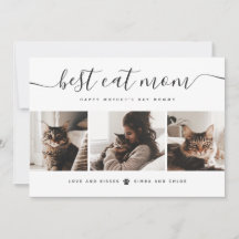 Beste Cat-Mama: Custom Mother's Day Cat Foto