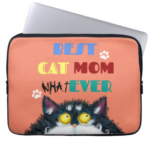 Beste Cat Mama je   Albern Cat Lovers Funny Laptopschutzhülle