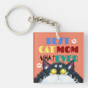 Beste Cat Mama je   Albern Cat Lovers Funny Schlüsselanhänger