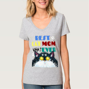 Beste Cat Mama je Albern Cat Lovers Funny T-Shirt