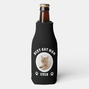 Beste Cat-Mama je benutzerdefiniertes Foto Persona Flaschenkühler