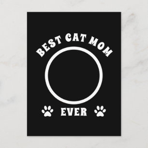 Beste Cat-Mama je benutzerdefiniertes Foto Persona Postkarte