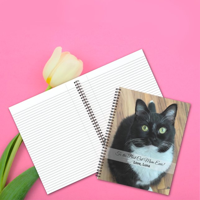 Beste Cat Mama je Foto Notebook Notizbuch (Von Creator hochgeladen)