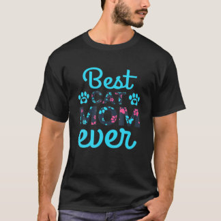 Beste Cat Mama je - Funny Cat Mother Day T-Shirt