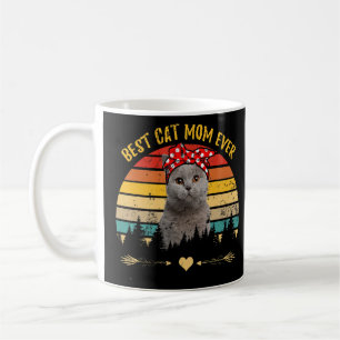 Beste Cat Mama je glücklich Mutter S Day Schottisc Kaffeetasse