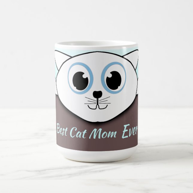 Beste Cat Mama je Kaffee Tasse (Mittel)