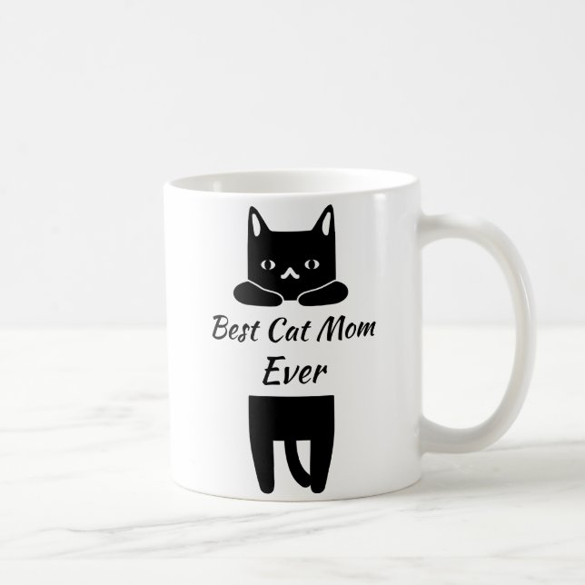 Beste Cat Mama je Kaffeetasse (Rechts)