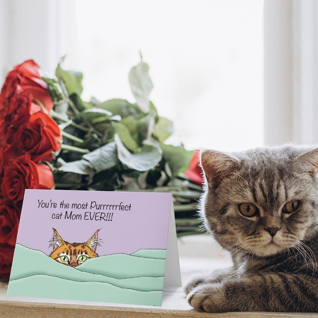 Beste Cat Mama je! Karte (Von Creator hochgeladen)