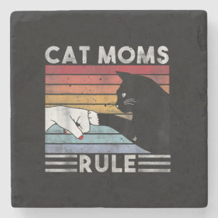 Beste Cat Mama je   Kat - Mama vorhanden Steinuntersetzer