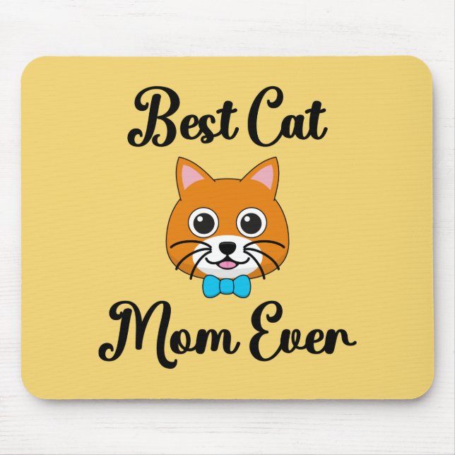 Beste Cat Mama je Mousepad (Vorne)