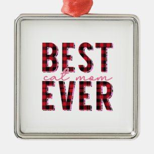 Beste Cat Mama je Ornament Aus Metall