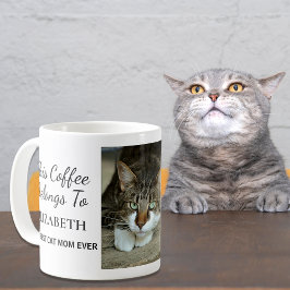 Beste Cat Mama je Personalisiertes Foto Kaffeetasse