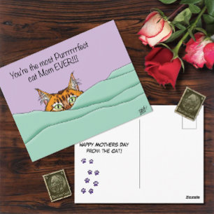 Beste Cat Mama je! Postkarte