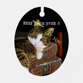 Beste Cat Mama je Spaß Ornament Aus Metall