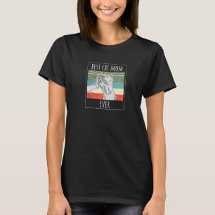 Beste Cat Mama je Sprichwort Cat Eigentümer Chat K T-Shirt