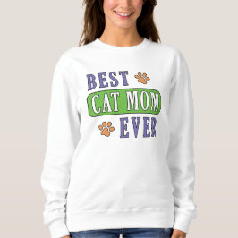 Beste Cat Mama je Sweatshirt