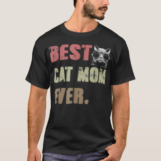 Beste Cat Mama je T Funny Cat Lover Väter Tag Gi T-Shirt