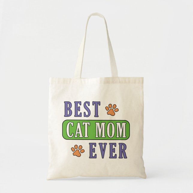 Beste Cat Mama je Tote Tasche (Vorne)