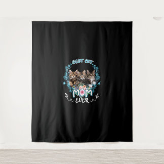 Beste Cat Mama je Wandteppich