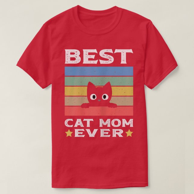Beste Cat Mama je Women's Cat Mum  T-Shirt (Design vorne)