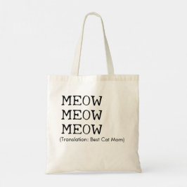 Beste Cat-Mama-Übersetzung Tragetasche