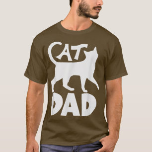 Beste CAT VATER Vathers Day Kitty Daddy Papa Chris T-Shirt