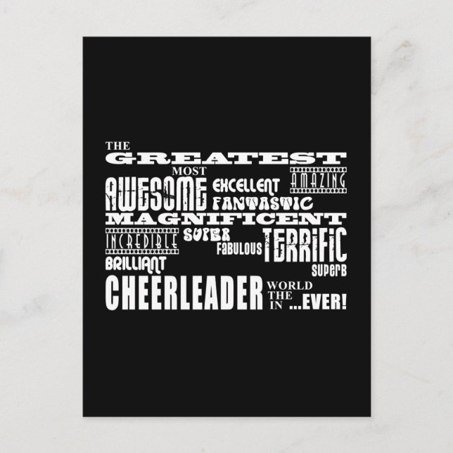 Beste Cheerleader: Beste Cheerleader Postkarte (Vorderseite)