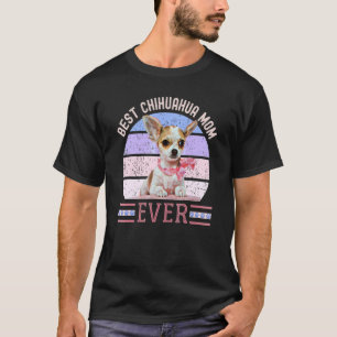 Beste Chihuahua-Mama je Muttertag Kleiner Hund Te T-Shirt