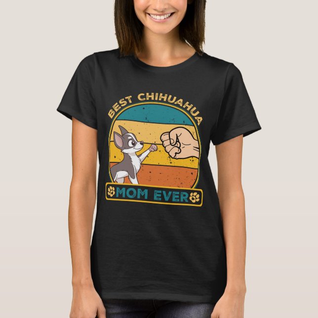 Beste Chihuahua-Mama T-Shirt (Vorderseite)